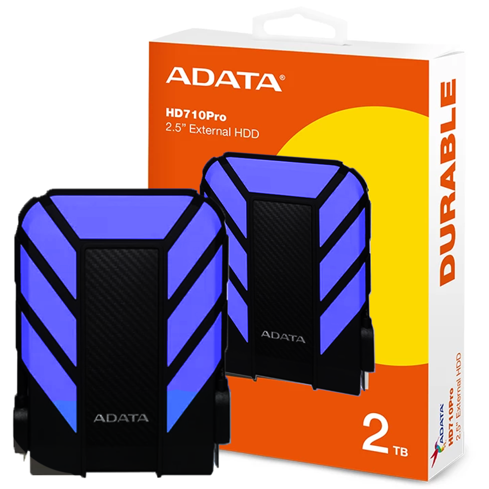 هارد اکسترنال ای دیتا مدل ADATA HD710 2TB آبی گارانتی آونگ