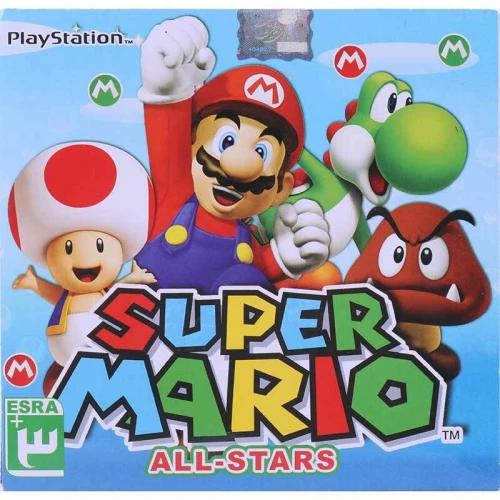 بازی Super Mario All-Stars لوح زرین مناسب برای PS1
