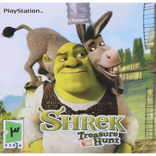بازی Shrek Treasure Hunt لوح زرین مناسب برای PS1