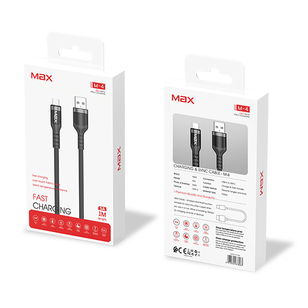کابل شارژ M-4 TC تویین مکس