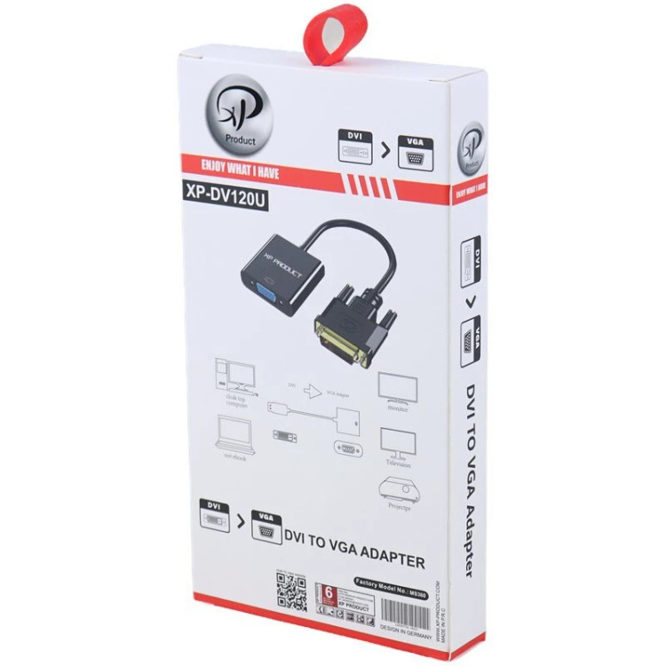 تبدیل DVI به VGA ایکس پی پروداکت XP-DV120U