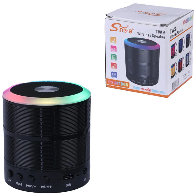 اسپیکر بلوتوثی قابل حمل مدل WS-887