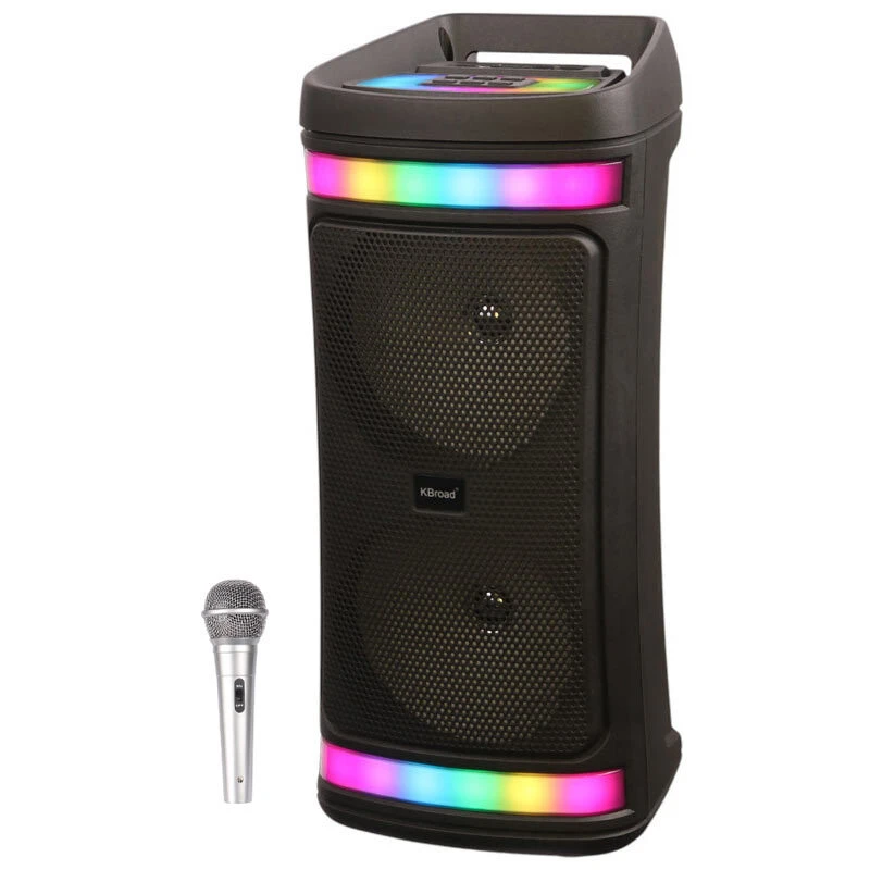 اسپیکر بلوتوثی کی برود KTS-1861 با میکروفون و نور RGB