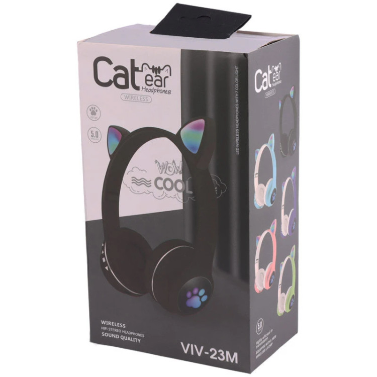 هدفون بلوتوثی رم خور Cat Ear VIV-23M