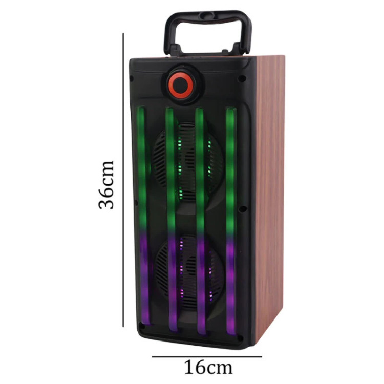اسپیکر بلوتوثی سینگ ای JQS9401 + میکروفون قهوه ای